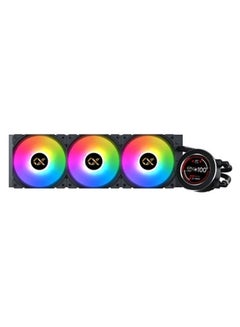 زيجماتيك FROZR-O II 360 (مبرد سائل AIO، أسود، رأس مضخة LCD، مروحة 3xX22A PWM ARGB، صندوق التحكم في مروحة Galaxy II وجهاز التحكم عن بعد) EN40443  - Image 3