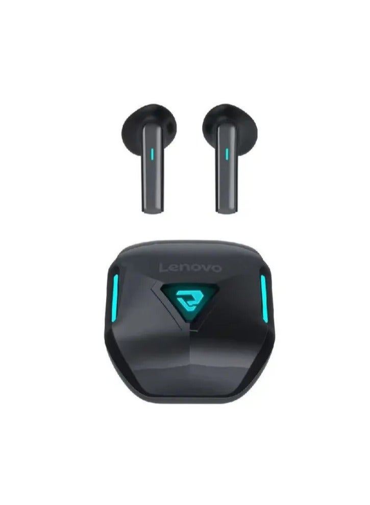 Lenovo TG132 True Wireless Bluetooth Game Earphones ENC Noise Reduction Games Senseless Delay Game Music Dual Mode Black  - Image 1