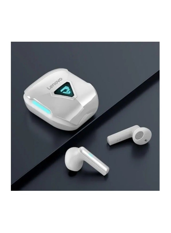 Lenovo TG132 True Wireless Bluetooth Game Earphones ENC Noise Reduction Games Senseless Delay Game Music Dual Mode White  - Image 2