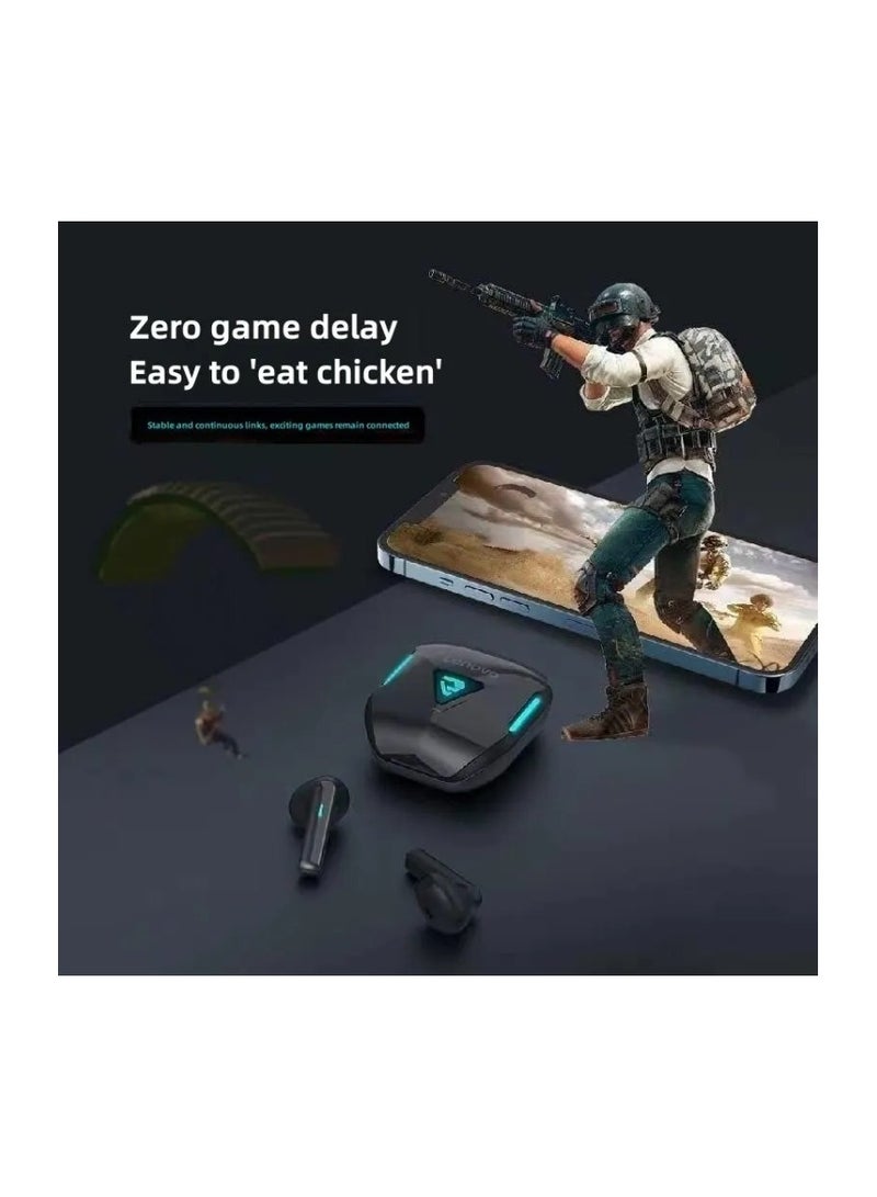 Lenovo TG132 True Wireless Bluetooth Game Earphones ENC Noise Reduction Games Senseless Delay Game Music Dual Mode White  - Image 3