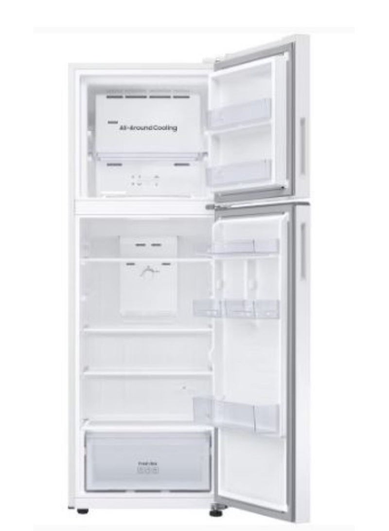 Samsung - 304L Net Capacity Top Mount Freezer Refrigerator With Space Max Snow RT41CG5004WW White - Image 1