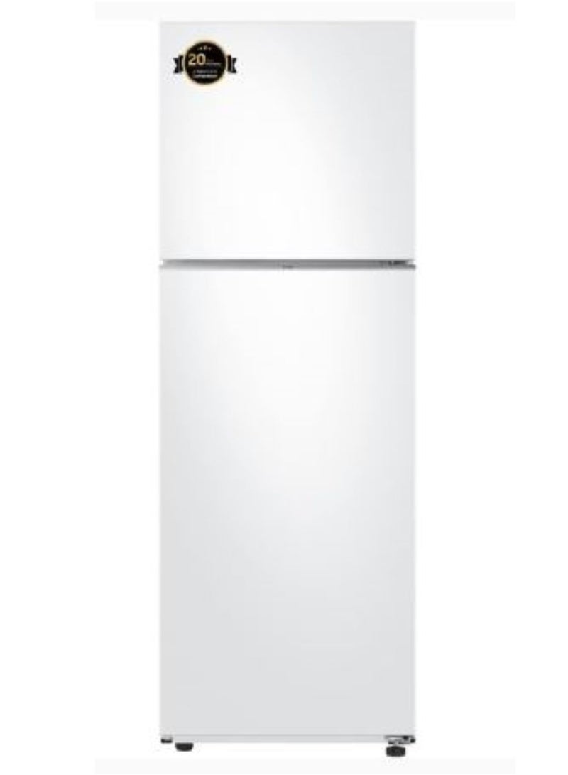 Samsung - 304L Net Capacity Top Mount Freezer Refrigerator With Space Max Snow RT41CG5004WW White - Image 1