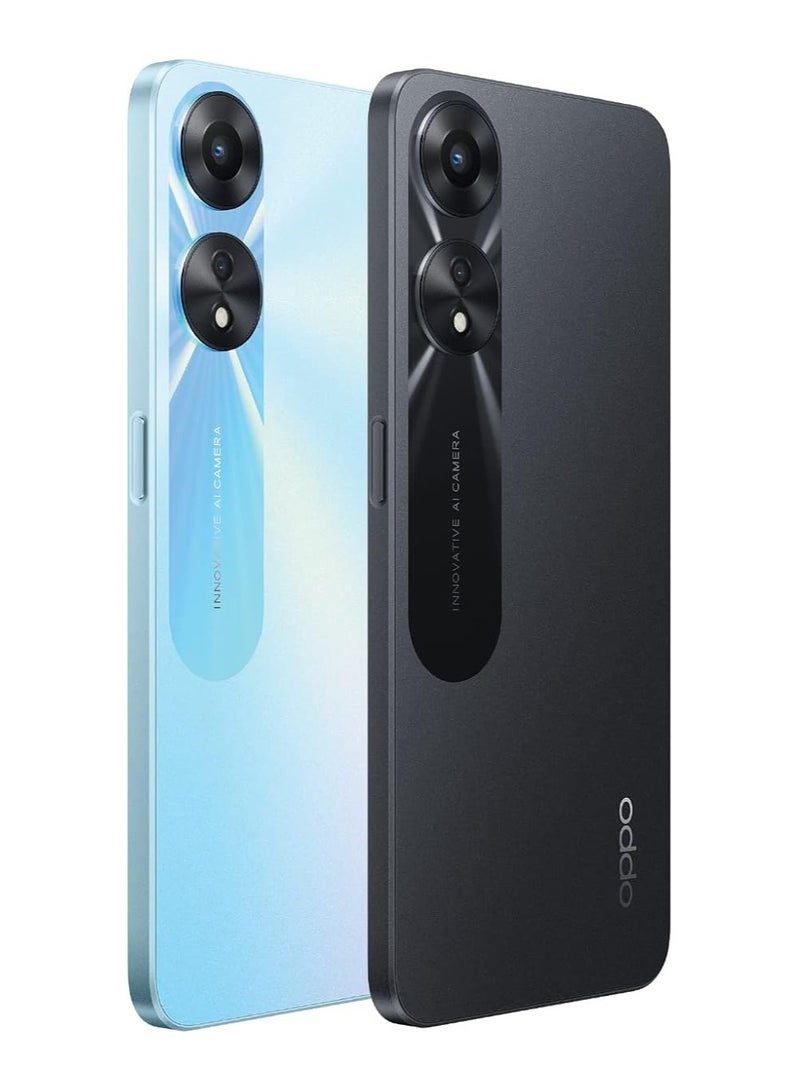 OPPO - Oppo A78 5G (Black, 8GB RAM, 256GB Storage) | 5000 mAh Battery with 33W SUPERVOOC Charger| 50MP AI Camera | 90Hz Refresh Rate - Image 1