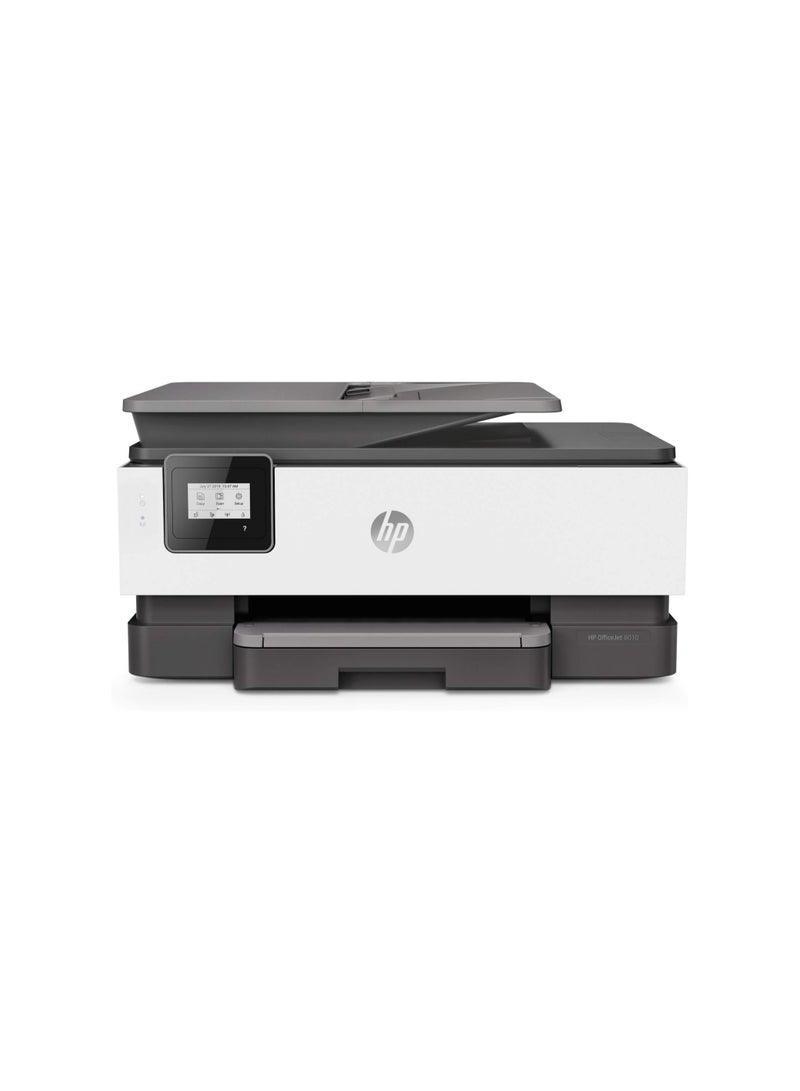 HP Office Jet 8010 All In One Printer 3UC58D White  - Image 1