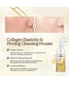 DR. RASHEL Collagen Skin Cleansing Set- Composed 6 Pcs (Cleansing Water, Essence Toner، Cleansing Mousse، Firming Spray, Primer Serum And Essence Mask) Removes Makeup - Enhances Skin Elasticity  - Anti-Wrinkle 1940grams  - Image 5