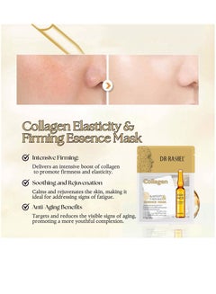 DR. RASHEL Collagen Skin Cleansing Set- Composed 6 Pcs (Cleansing Water, Essence Toner، Cleansing Mousse، Firming Spray, Primer Serum And Essence Mask) Removes Makeup - Enhances Skin Elasticity  - Anti-Wrinkle 1940grams  - Image 4