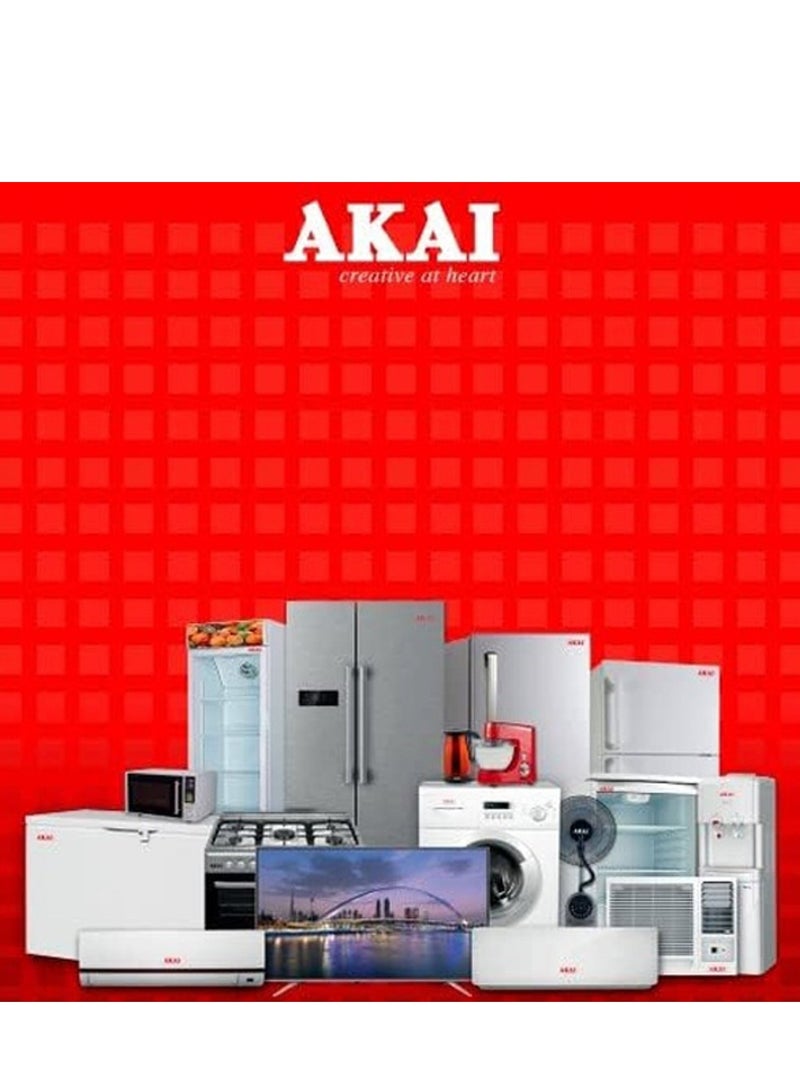 AKAI 220L Double Door Top Mount Free Standing Total No Frost Refrigerator RFMA-S265WTA Silver - Image 4