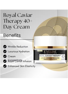 Royal Caviar Therapy Day Cream - Luxury  Wrinkle Reducing - Cream Concentrate - Intense Hydration - Caviar Extract Nourishment - Anti-Aging 50ml - pnsku/N70029345V/45/_/1702272654/55912479-b388-4d6e-9d32-a9d615f0f4af