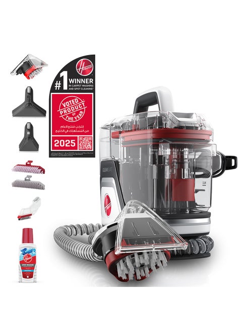 Cleanslate Complete Carpet & Upholstery Powerful, Multi-purpose Spot Cleaner, Stain Remover, Portable 400 W CDSW-MPMC Red
