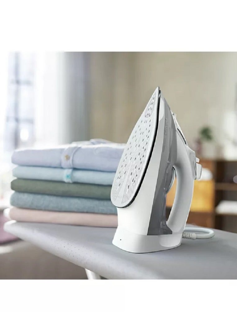Philips - Steam Iron 5000 Series - 40 G/Min Continuous Steam, 160 G Steam Boost, SteamGlide Plus, Vertical Steaming For Hanging Fabrics 320 ml 2400 W DST5010/10 grey - Image 1