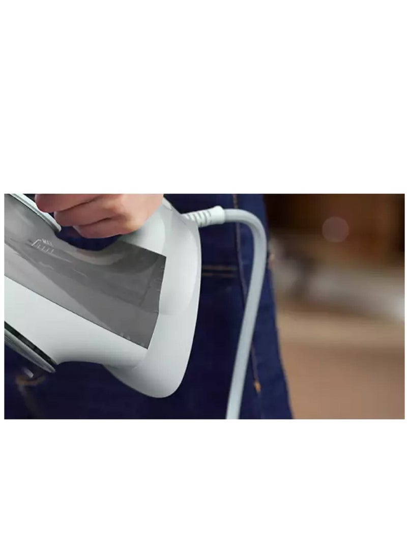 Philips - Steam Iron 5000 Series - 40 G/Min Continuous Steam, 160 G Steam Boost, SteamGlide Plus, Vertical Steaming For Hanging Fabrics 320 ml 2400 W DST5010/10 grey - Image 1