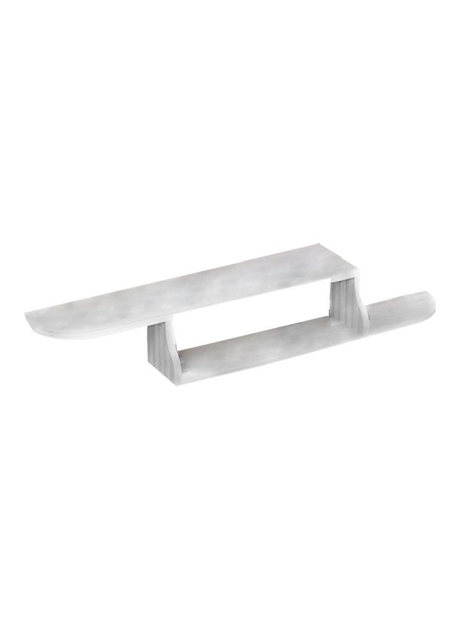 MARGOUN Floating TV Stand Furniture TV Stand Wall Units For Living Room Wall Mounted Satellite TV Box Holder Storage Rack Set-Top Box Living Room Rack Large Capacity White - Image 4