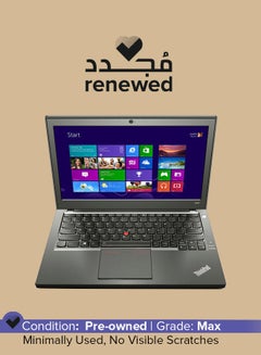 Lenovo Renewed - Thinkpad X240 (2013) Laptop With 12.5-Inch Display, Intel Core i5 Processor/4th GEN/8GB RAM/256GB SSD/HD 4000 Graphics Black English Black  - Image 1