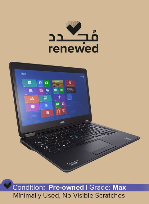 Renewed - Latitude E7440 (2014) Laptop With 14-Inch Display, Intel Core i5 Processor/4th Gen/4GB RAM/500GB HDD/Intel HD Graphics 4400 English Silver