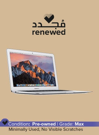 Renewed - Macbook Air A1466 (2017) Laptop With 13.3-Inch Display,Intel Core i5 Processor/7th Gen/8GB RAM/256GB SSD/1.5GB Intel HD Graphics English Silver - pnsku/N70029464V/45/_/1702301490/180d76b7-df4a-4652-be0c-0f0c3ad254fa