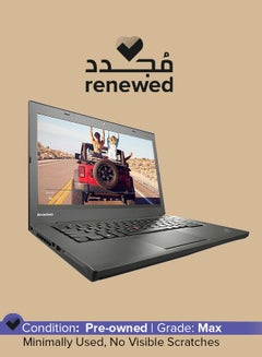 Lenovo Renewed - Thinkpad T440 Laptop With 14-Inch Display,Intel Core i5 Processor/4th GEN/8GB RAM/500GB HDD/Windows English black  - Image 1