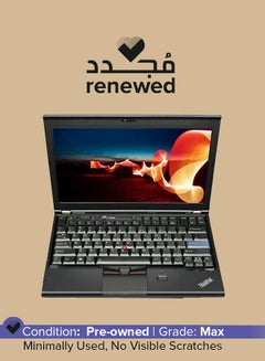 Lenovo Renewed - Thinkpad x220 (2000) Laptop With 12.3-Inch Display, Intel Core i5 Processor/2nd Gen/8GB RAM/128GB SSD/Intel HD Graphics English Black  - Image 1