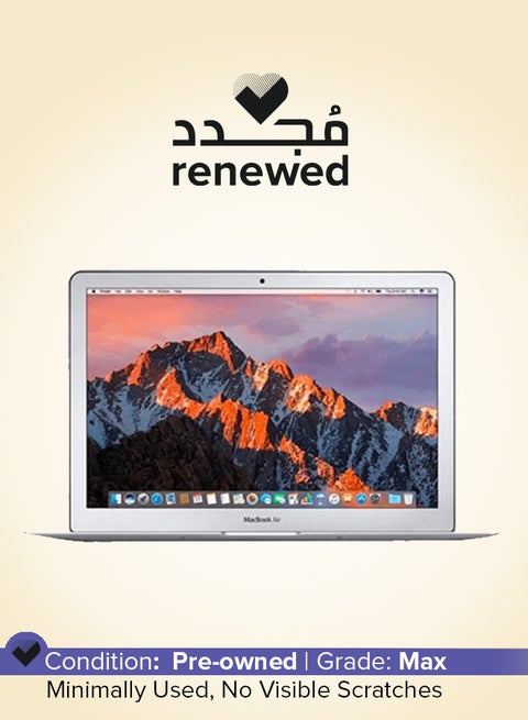 Renewed - MacBook Air A1466 (2017) Laptop With 13.3-Inch  Display, Core i7 Processor/Dual Core/8GB RAM/256GB SSD/macOS English Silver