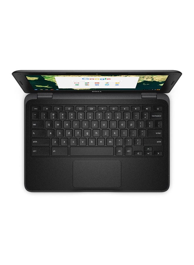 ديل تم تجديده - كمبيوتر محمول Chromebook 11 3180 بشاشة مقاس 11.6 بوصة ومعالج Celeron N3060 وذاكرة وصول عشوائي سعة 2 جيجابايت ومحرك أقراص فلاش eMMC سعة 16 جيجابايت وبطاقة رسومات Intel HD 400 إنجليزي أسود  - Image 3