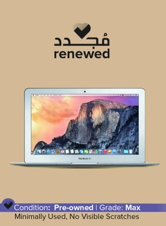 أبل لابتوب ماك بوك اير A1465 مجدد (2015) بشاشة عالية الدقة مقاس 11.6 بوصة ومعالج انتل كور i5/الجيل الخامس/ذاكرة وصول عشوائي رام سعة 8 جيجابايت/محرك أقراص اس اس دي سعة 128 جيجابايت/بطاقة رسومات عالية الدقة 6000 اللغة الإنجليزية فضي  - Image 1
