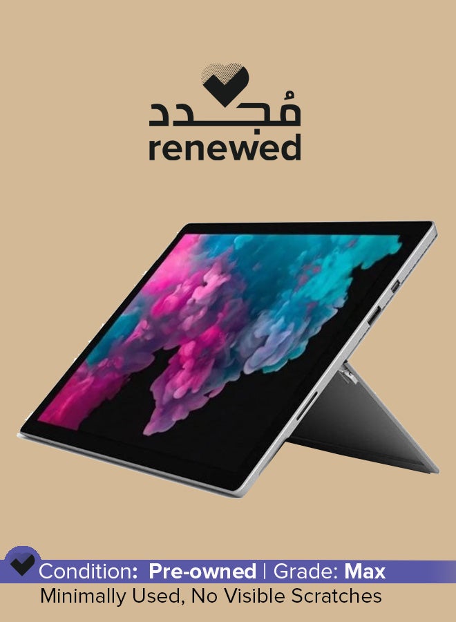 Microsoft Renewed- Surface Pro 1796 (2018) Laptop With 12.3-Inch Display,Intel Core i7 Processor/7th Gen/16GB RAM/512GB SSD/Intel Iris Plus Graphics English Platinum  - Image 1