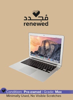 أبل لابتوب ماك بوك اير MQD32LL/A مجدد (2017) بشاشة مقاس 13.3 بوصة ومعالج كور i5/الجيل الخامس وذاكرة وصول عشوائي رام سعة 8 جيجابايت ومحرك أقراص اس اس دي سعة 512 جيجابايت وبطاقة رسومات انتل عالية الدقة سعة 1536 ميجابايت 6000 اللغة الإنجليزية فضي  - Image 1