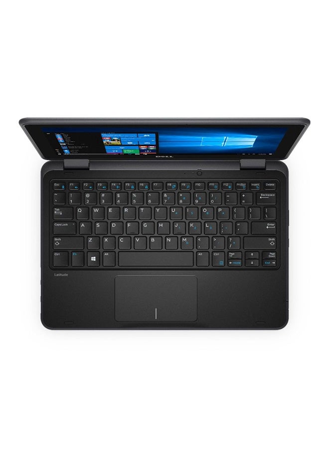 ديل تم تجديده - كمبيوتر محمول Latitude 3189 2 في 1 بشاشة تعمل باللمس مقاس 11.6 بوصة ومعالج Intel Celeron وذاكرة وصول عشوائي 4 جيجابايت ومحرك أقراص SSD سعة 128 جيجابايت ونظام تشغيل Windows 10  - Image 2