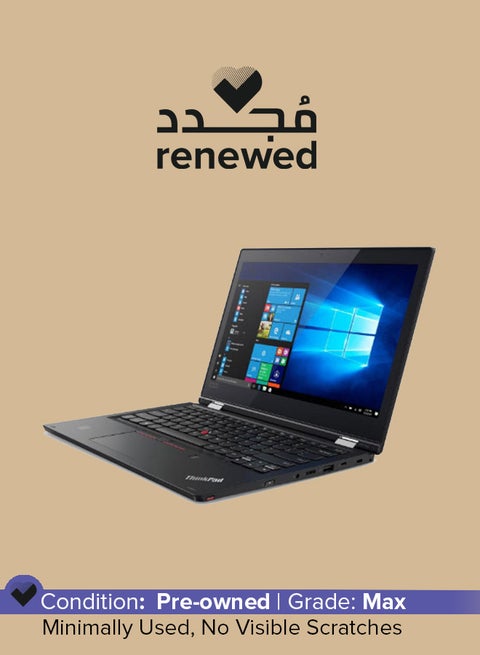 Renewed - Thinkpad L380 Business Laptop With 13.3-Inch HD Display,Intel core i3 8th Generation/8GB DDR4 RAM/256GB SSD Hard/Windows 10 Pro English Black