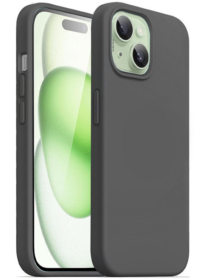 MARGOUN iPhone 15 Case Upgrade Defender Silicone Cover Shock Proof Anti-Scratch Protective Phone Case Dark Grey - Image 2