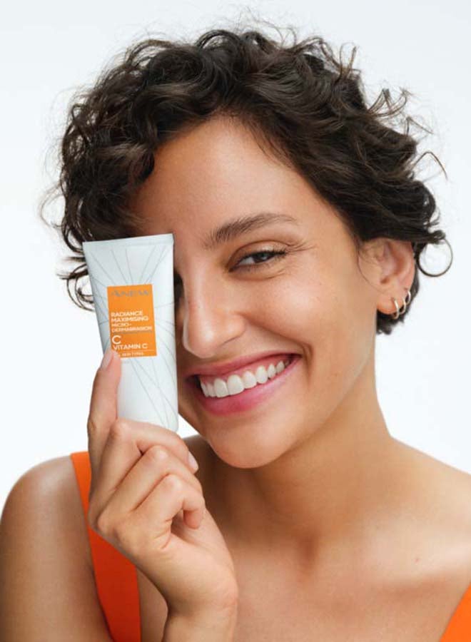 AVON Anew Radiance Microdermabrasion Face Polish With Vitamin C For All Skin Types 75ml - Image 4