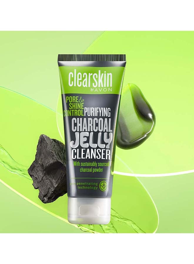 AVON Anew Clear Skin Pore And Shine Charcoal Jelly Cleanser 125ml - Image 2