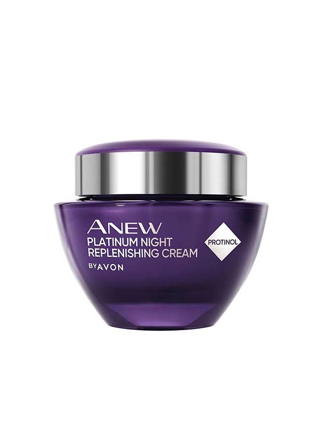 Anew Platinum Night Replenishing 55+ Cream With Protinol 50ml - pnsku/N70029701V/45/_/1702351956/c4b329a9-1996-43b6-ac55-383a32930815