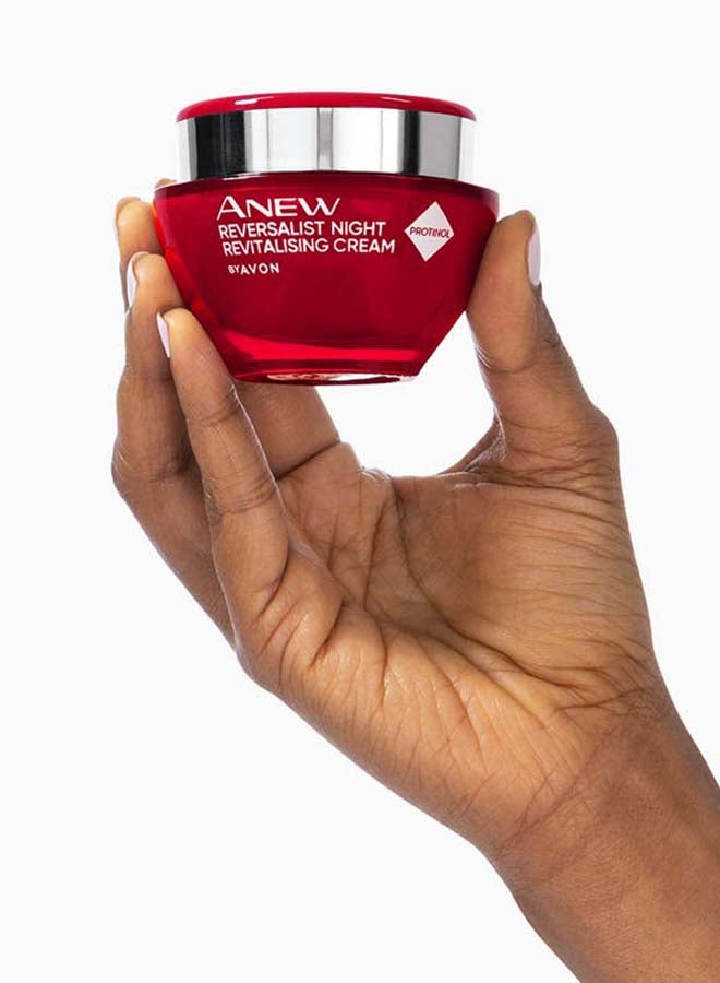 AVON Anew Reversalist Night Revitalising Cream, Enhanced With Added Protinol Technology 50ml - Image 3