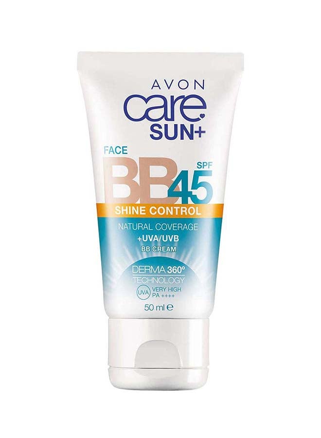 AVON Care - Sun+ SPF 45 Face Shine Control BB Cream 50ml  - Image 1