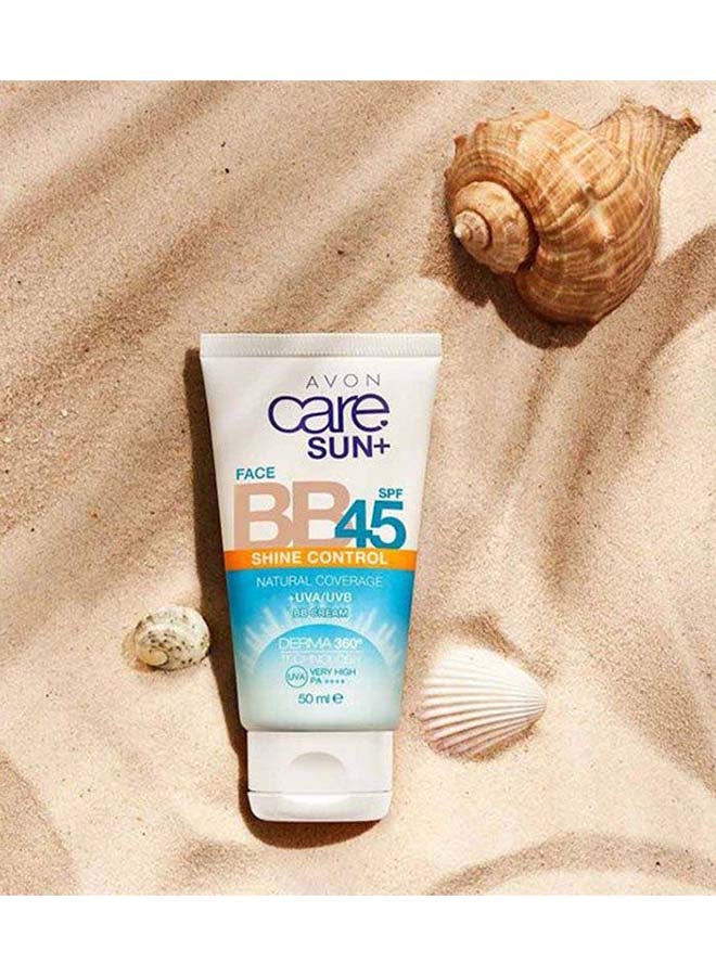 AVON Care - Sun+ SPF 45 Face Shine Control BB Cream 50ml  - Image 3
