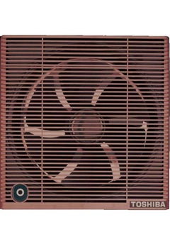 Toshiba Bathroom Ventilating Fan 25 cm, Privacy Grid, Brown VRH25S1N 37 W VRH25S1N brown 