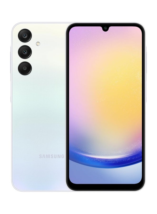 سامسونج - جالاكسي A25 ثنائي الشريحة، أزرق فاتح، 8 جيجابايت رام، 256 جيجابايت، 5G - إصدار الشرق الأوسط - Image 1
