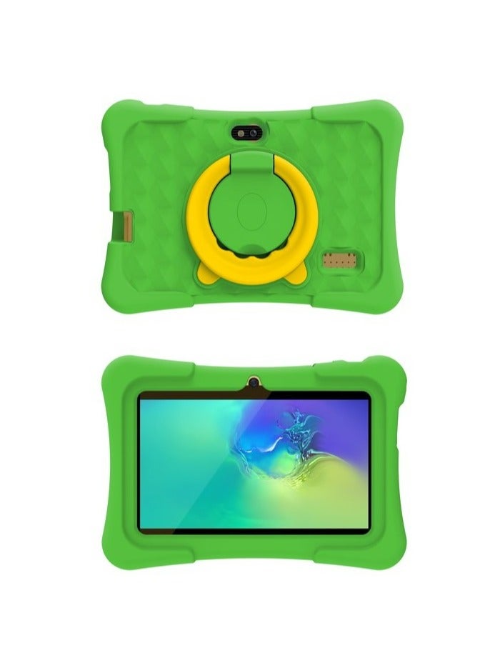 مي وان تابلت M20 واي فاي للأطفال، شاشة 7 بوصة، 3 جيجابايت 16 جيجابايت ذاكرة تخزين داخلية 3000 مللي أمبير في الساعة، نظام تشغيل أندرويد 12 (ذهبي) مع غطاء حماية أخضر - Image 2