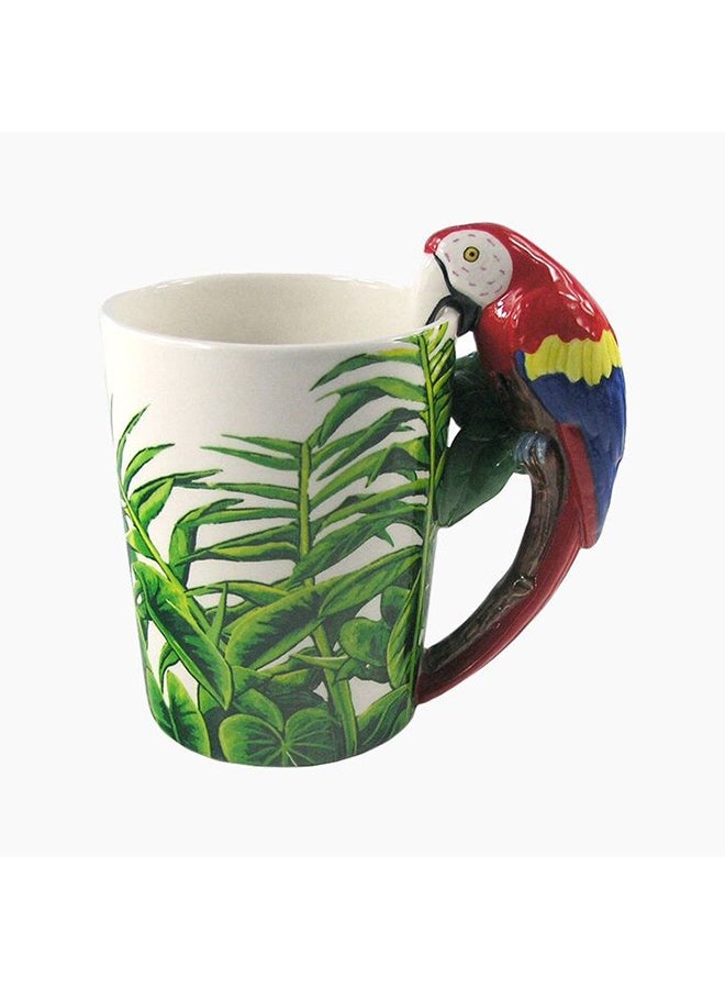 Porcelain Macaw Mug Multiclour - pnsku/N70029775V/45/_/1706619145/75dee628-e2be-4945-bfb5-9c12d58cd048