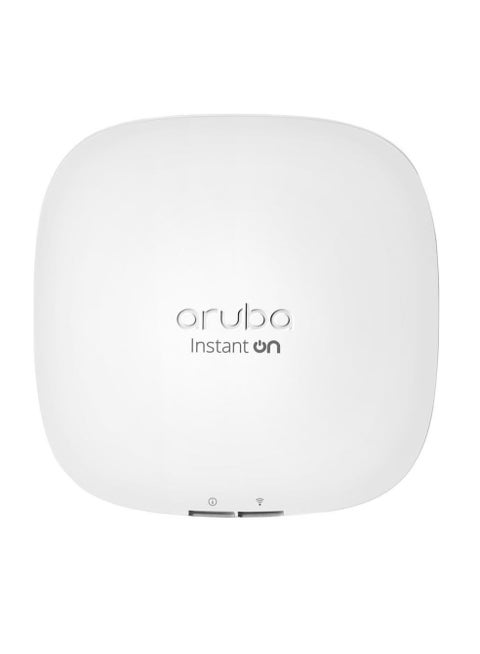 Instant On AP22 Indoor Access Point, TWT (Target Wake Time), Backward-compliant, For Boutique hotels, independent schools, restaurants, professional offices | R4W02A White