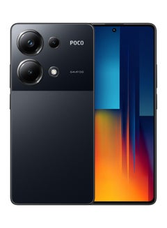شاومي POCO M6 Pro ثنائي الشريحة، أسود، 12 جيجابايت رام، 512 جيجابايت، 4G - الإصدار العالمي  - Image 1