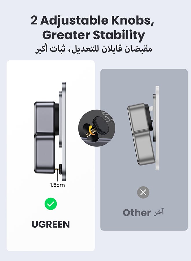 يو جرين - 6 في 1 قطاع الطاقة حامي زيادة التيار، قابس تمديد متعدد 3 مقابس تيار متردد، شاحن USB C سريع 3 منافذ USB، محطة شحن USB موسع ثلاثية المملكة المتحدة للمطبخ، ملحقات المكتب المنزلي باللون الأسود - Image 1
