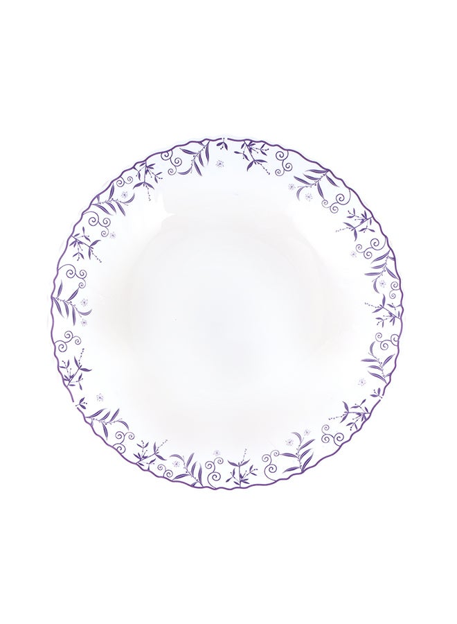 Royalford Opalware Oval Plate High-Quality Food Safe Opalware with Elegant Color Perfect for Serving Rice, Noodles, Pasta, Salad Lightweight and Premium-Quality 14.0cm