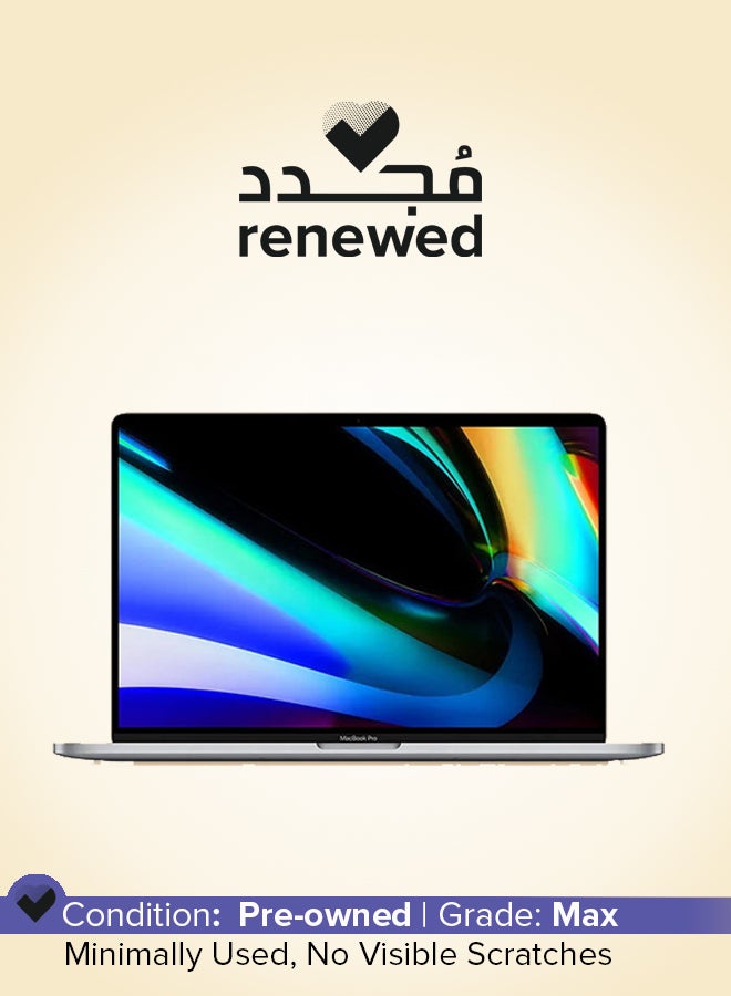 Apple Renewed - Macbook Pro (2019) Touch Bar A2141 Laptop With 16-inch Display,Intel Core i9 Processor/8th Gen/32GB RAM/1TB SSD/4GB Radeon Pro 5500M Graphics English Space Grey  - Image 1