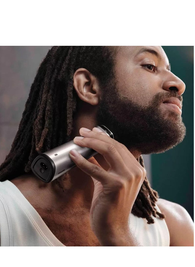 Philips - Multigroom Series 7000 16-In-1 Face, Hair And Body Trimmer, MG7736/13, Silver - Image 1