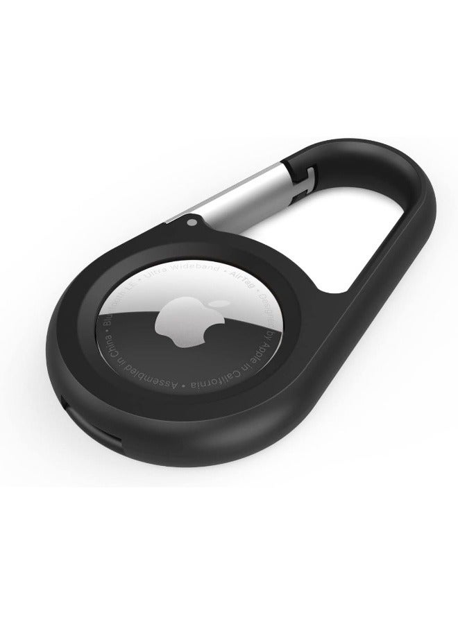 belkin - Airtag Case With Premium Carabiner, Secure Holder Protective Cover For Airtag With Advanced Scratch Resistance, Snap And Lock Design Black - Image 1