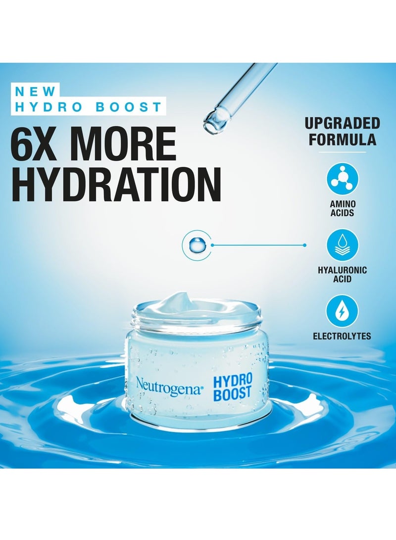 Neutrogena Face Moisturizer Water Gel, Hydro Boost With Hyaluronic Acid + Amino Acids + Electrolytes - For Normal To Combination Skin 50ml  - Image 2