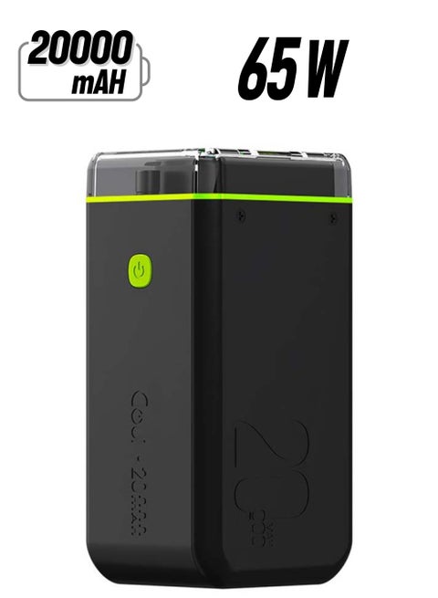 بنك الطاقة بيست سوبر فاست 65 واط بسعة 20000mAh - حل شحن محمول مع وظيفة الشحن المتزامن، متوافق مع الهواتف الذكية، الأجهزة اللوحية، أجهزة الألعاب، مشغلات الأقراص المدمجة المحمولة، مشغلات MP3/MP4، وأجهزة البلوتوث – تصميم مريح، مدمج، وموثوق للطاقة أثناء التنقل! 20000 mAh