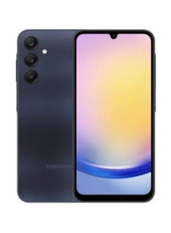 سامسونج جالاكسي A25 ثنائي الشريحة، أزرق أسود، 8 جيجابايت رام، 256 جيجابايت، 5G - إصدار الشرق الأوسط 