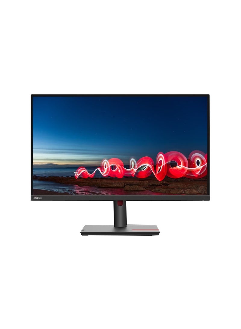 Lenovo - ThinkVision T27i-30 Monitor, 27" FHD WLED Display, 60Hz Refresh Rate, Up To 4ms Response Time, 16.7 Million Color Support, IPS-Panel Level Black - Image 1